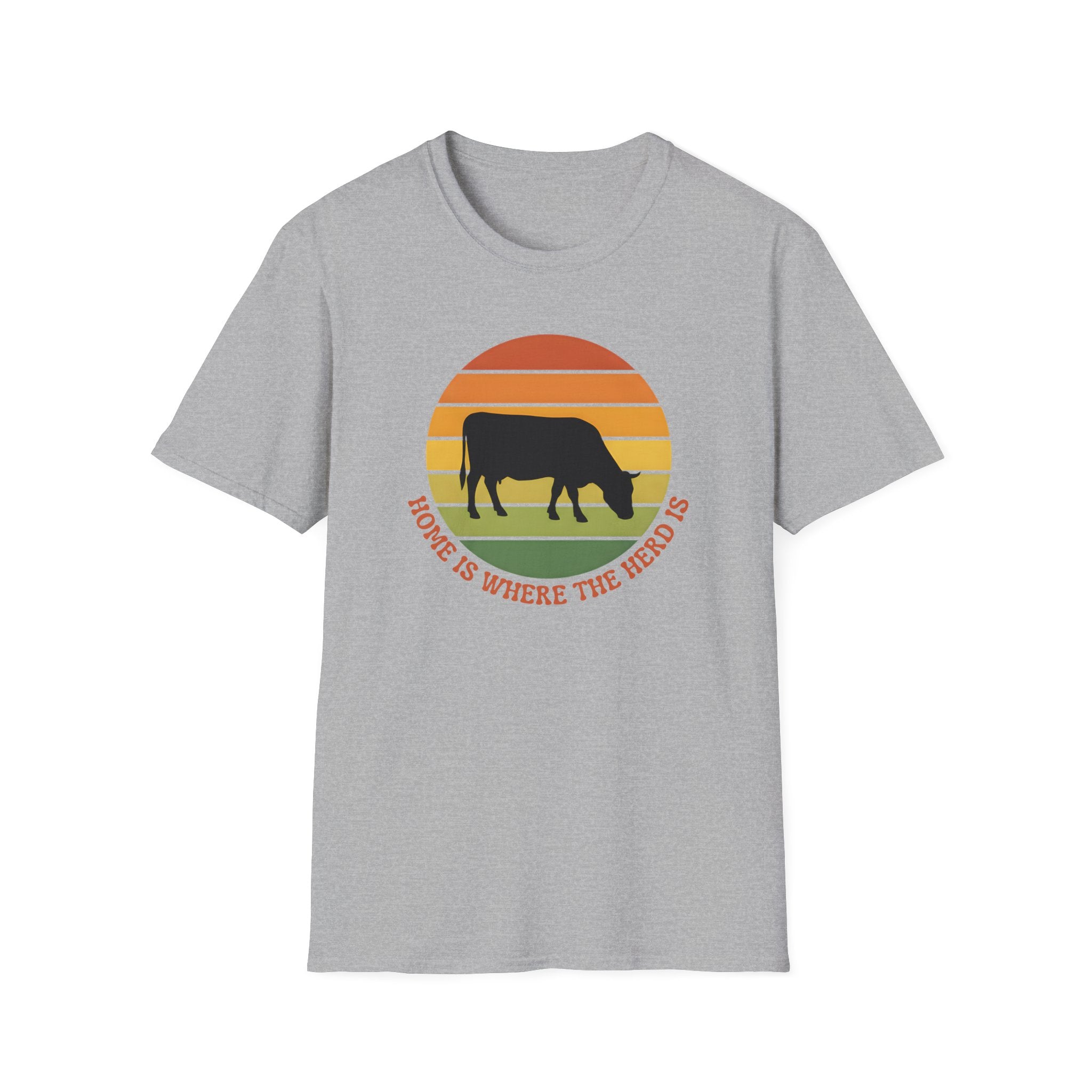 Home is Where the Herd is Retro T-Shirt