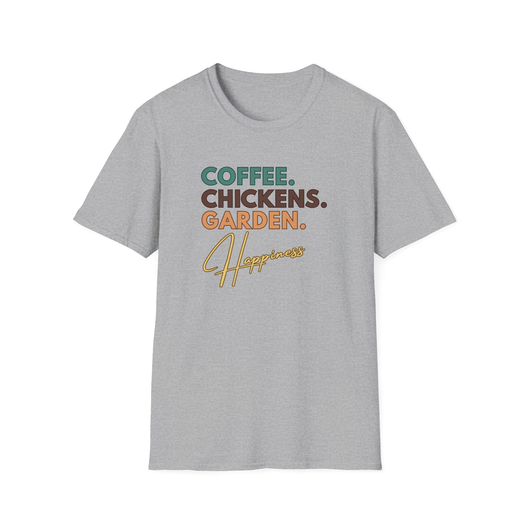 Coffee Chickens Happiness T-Shirt