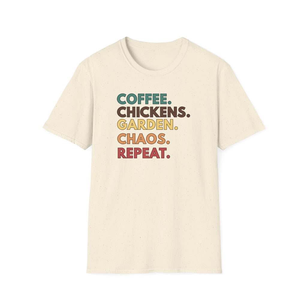 Coffee Chickens Garden T-Shirt