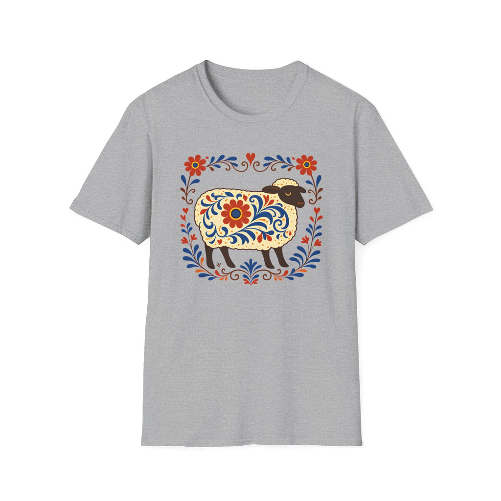Folk Art Sheep T-Shirt