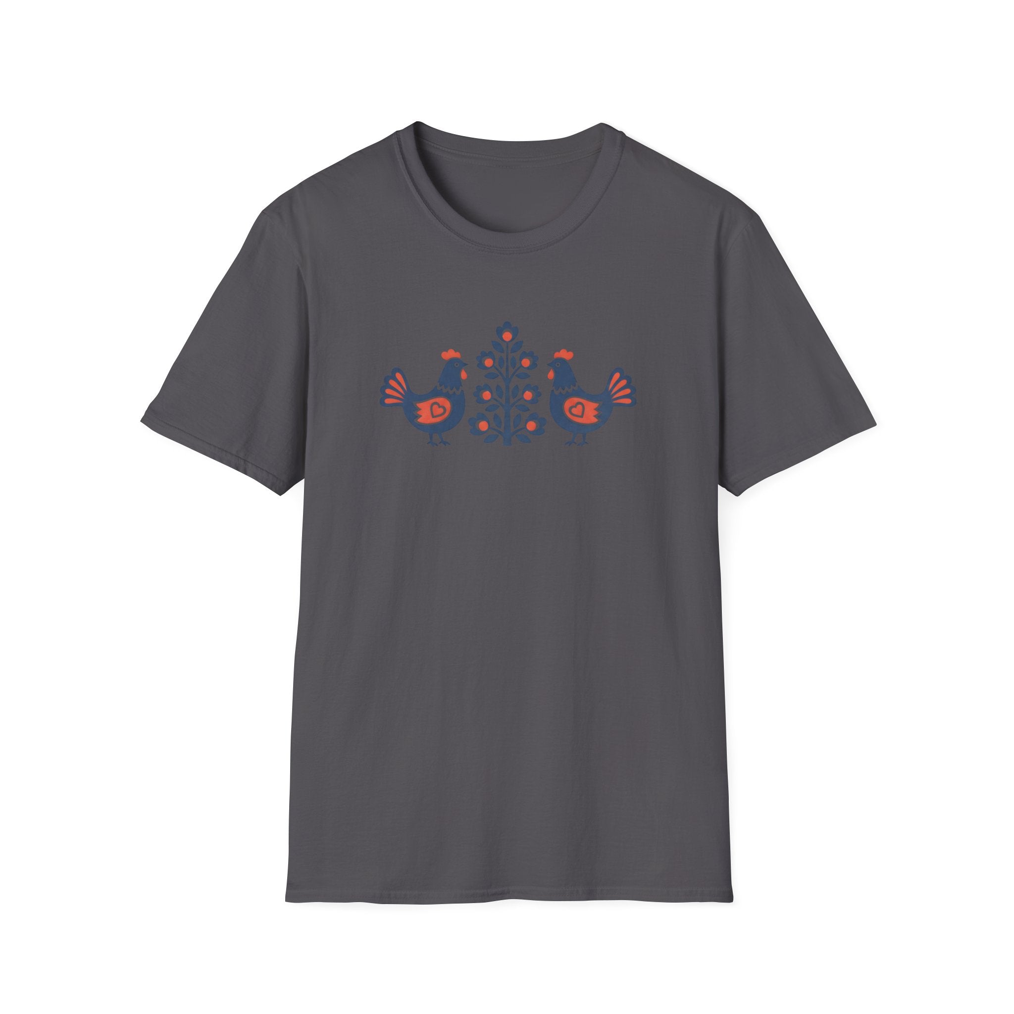 Blue & Orange Chickens T-Shirt