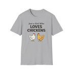 Girl who Loves Chickens T-Shirt
