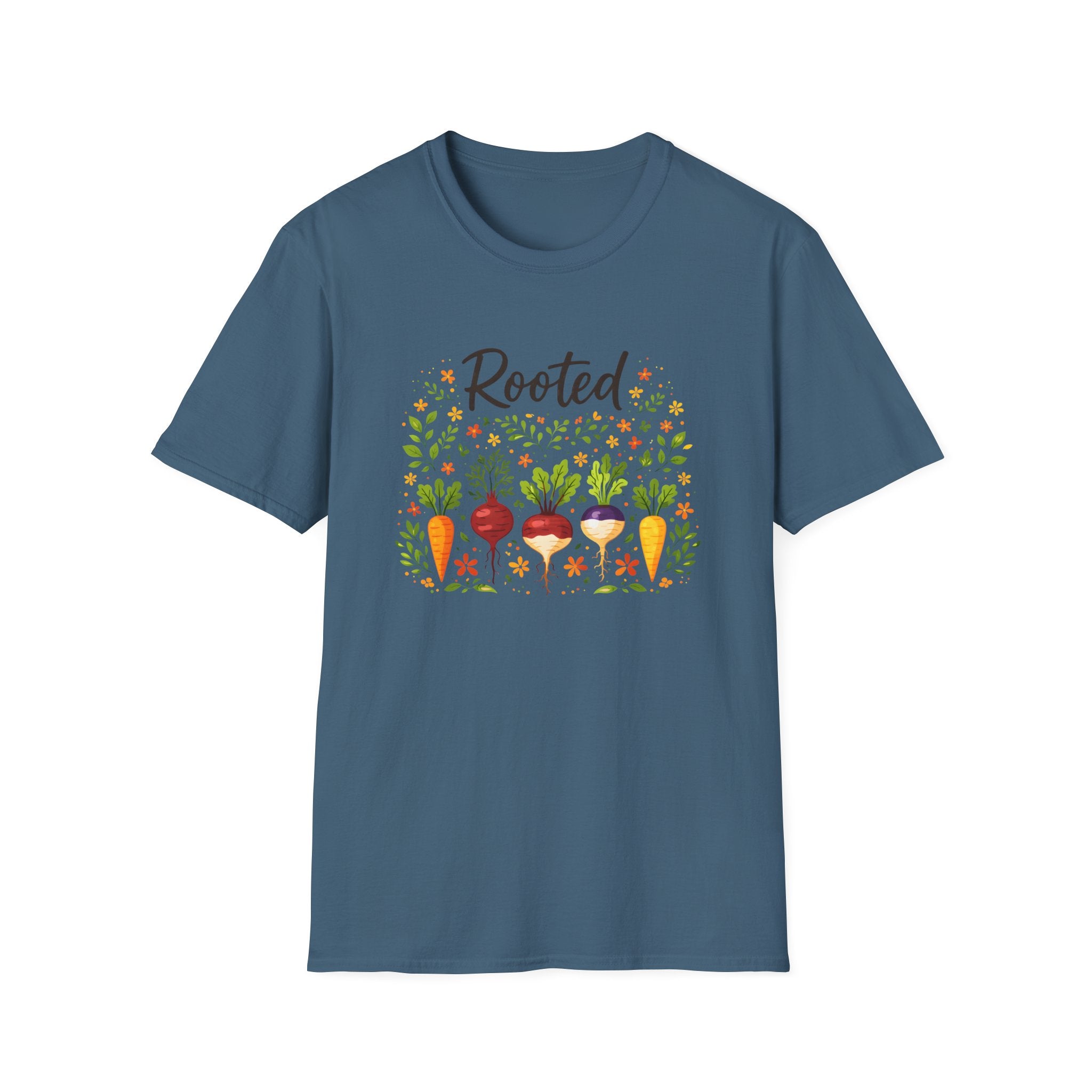 Rooted Dark Text T-Shirt