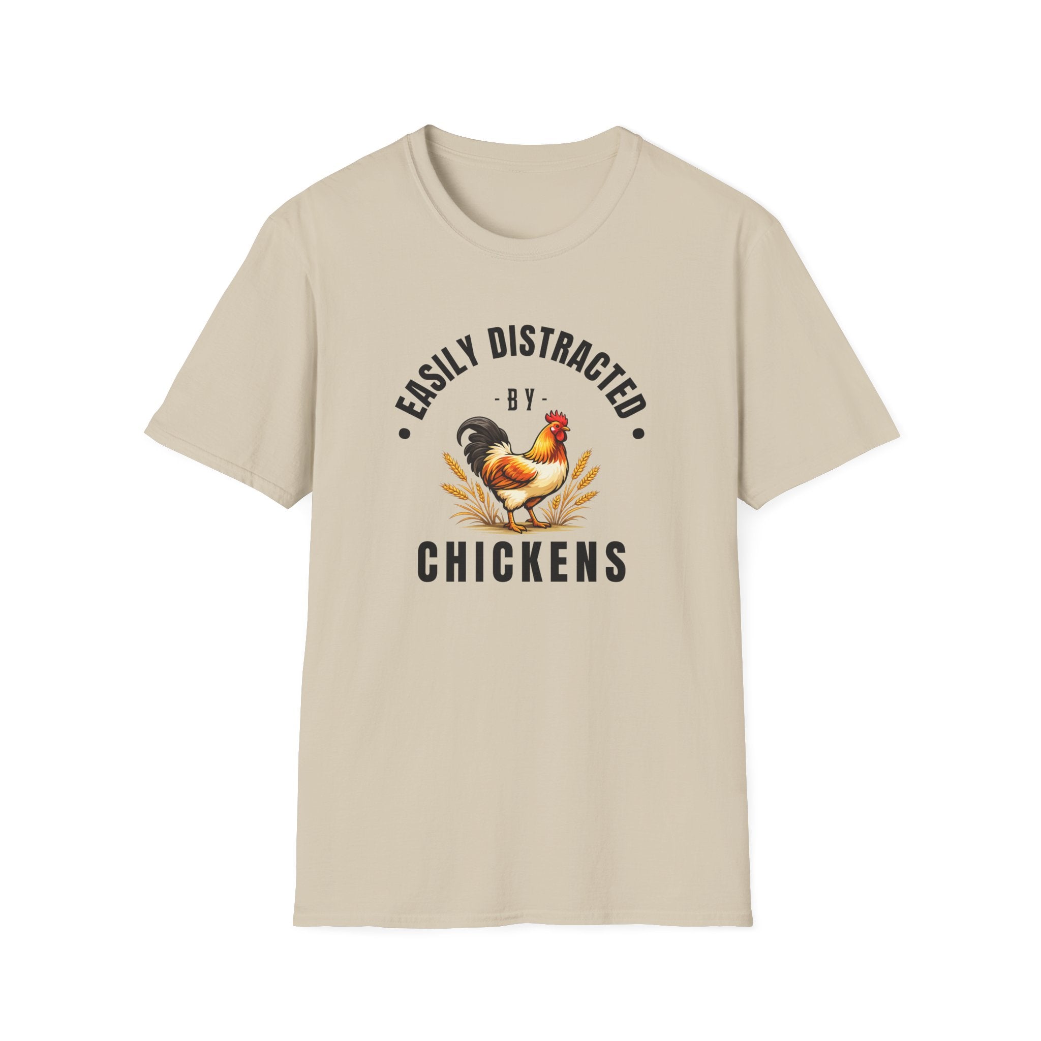 Easily Distracted by Chickens T-Shirt