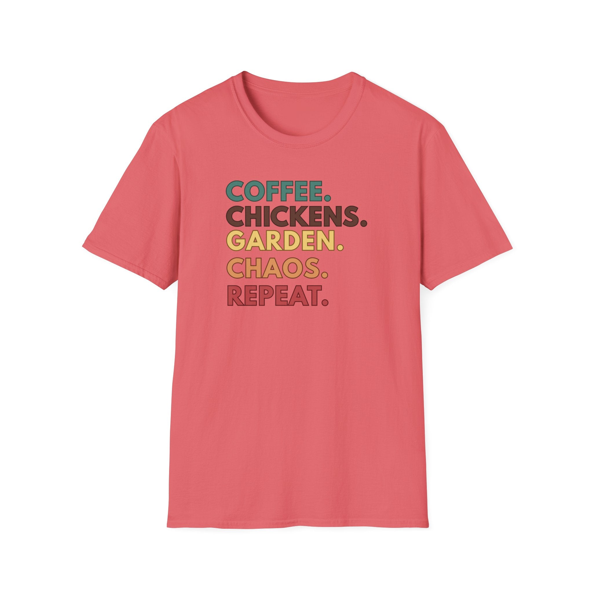 Coffee Chickens Garden T-Shirt