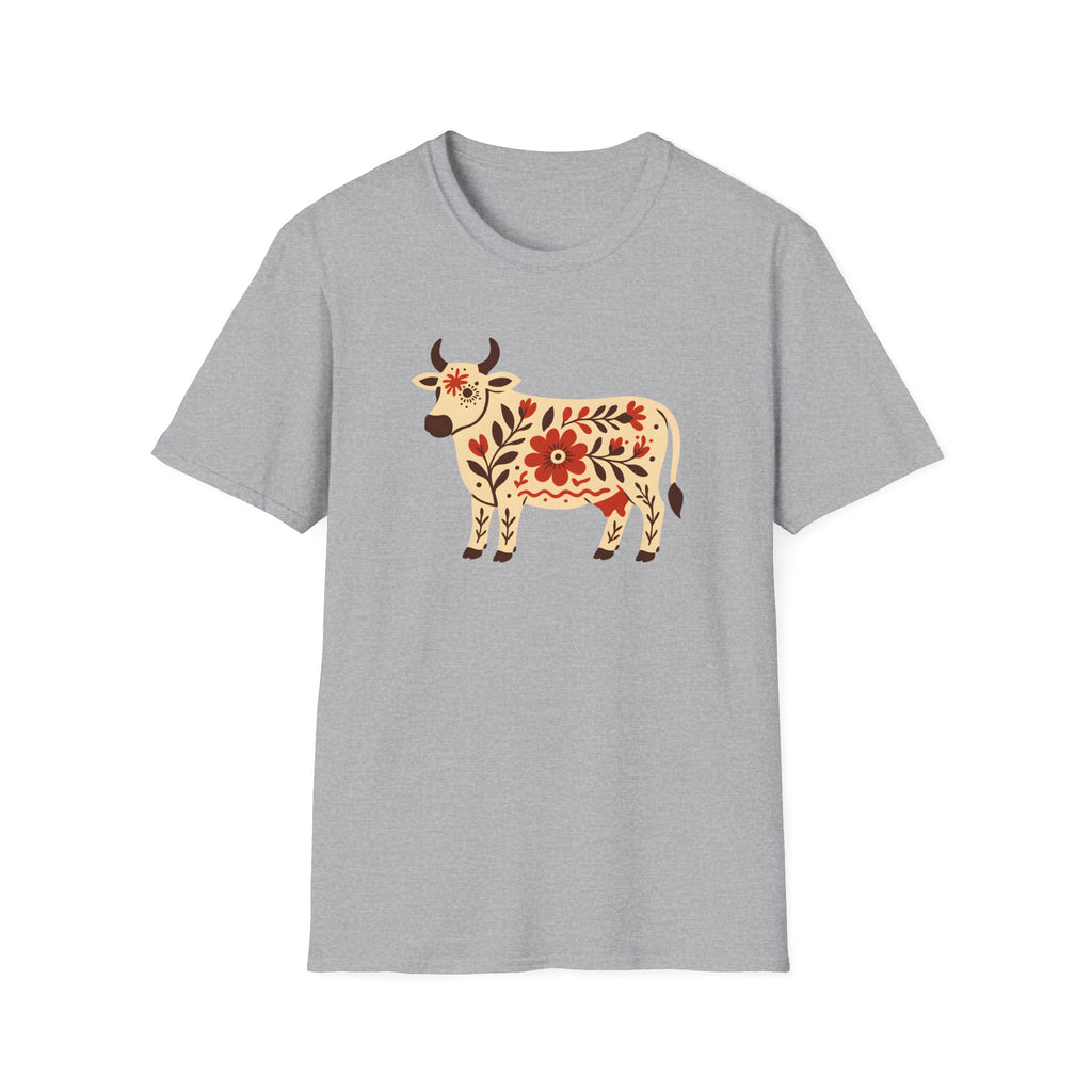 Folk Art Cow T-Shirt