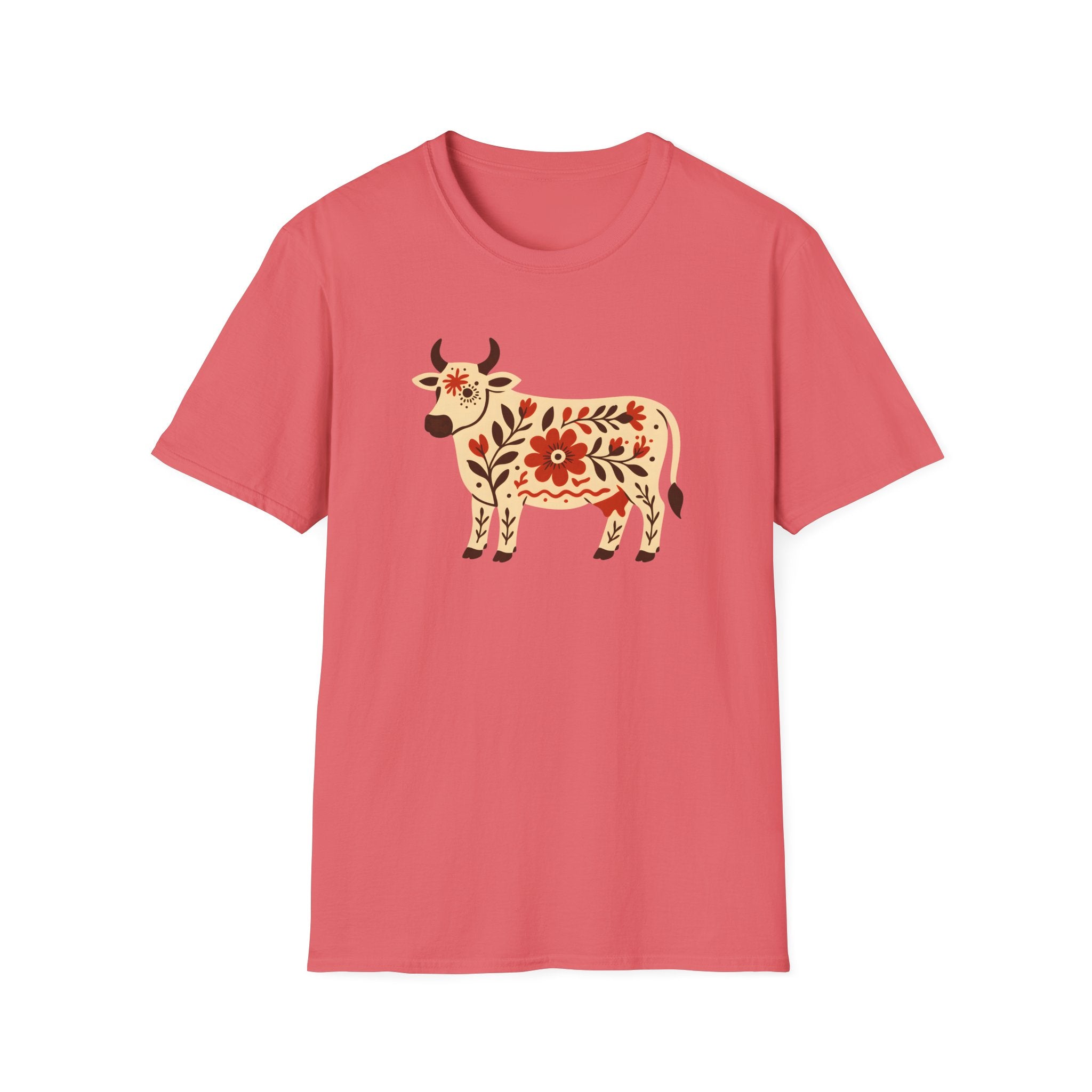 Folk Art Cow T-Shirt