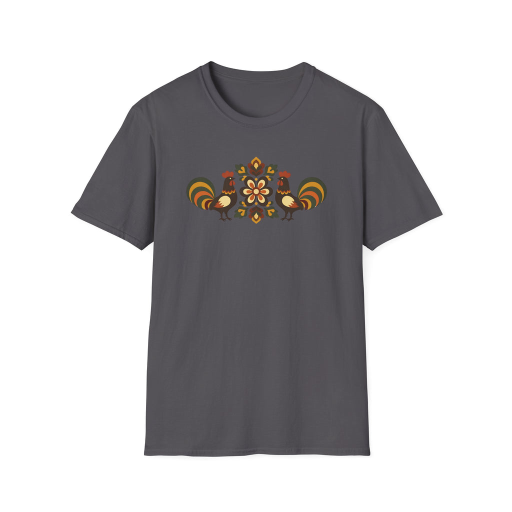 Folk Art Chickens T-Shirt