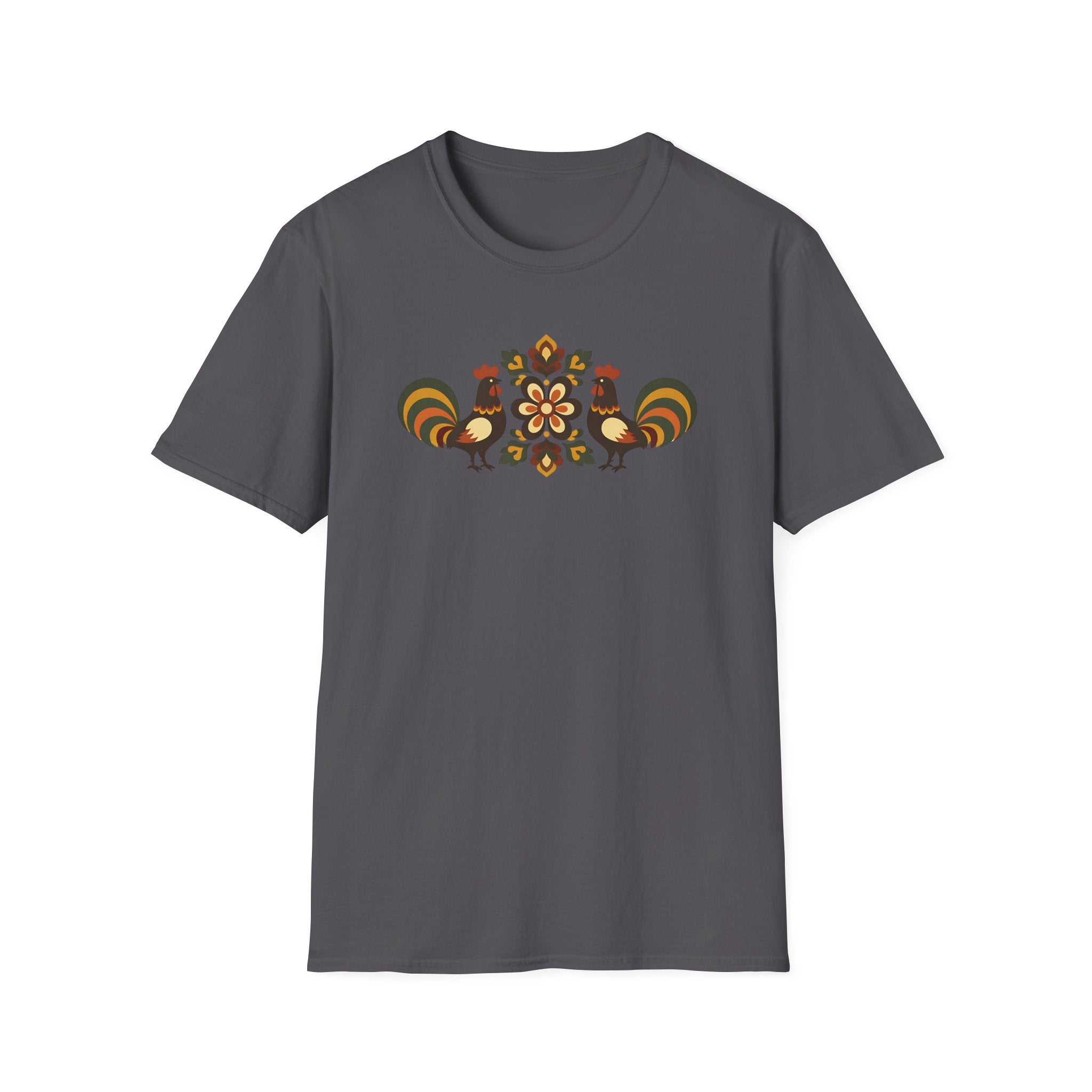 Folk Art Chickens T-Shirt