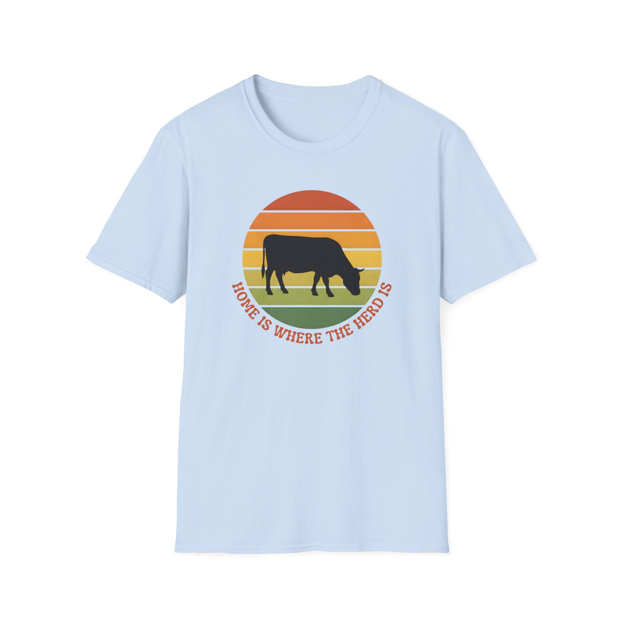 Home is Where the Herd is Retro T-Shirt