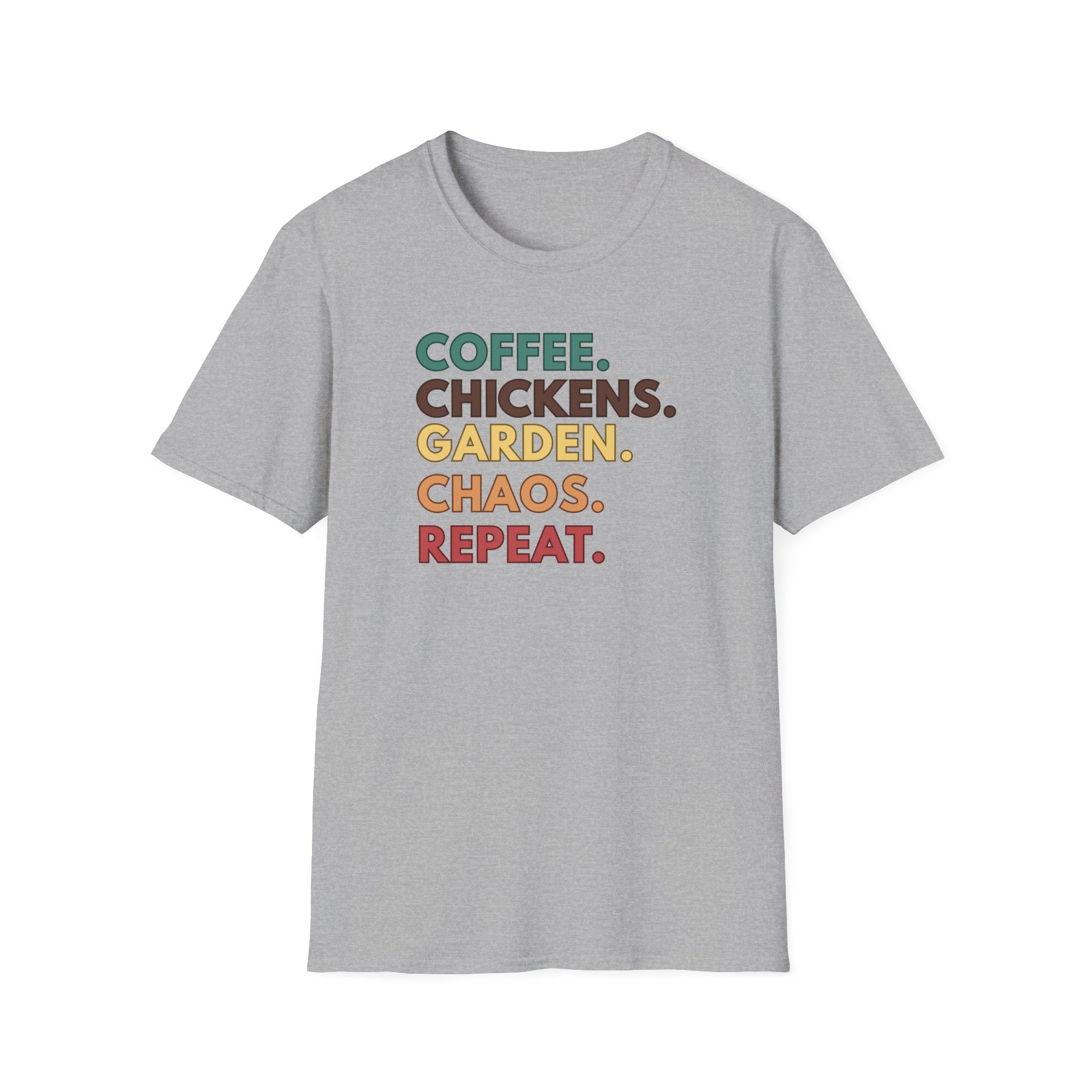 Coffee Chickens Garden T-Shirt