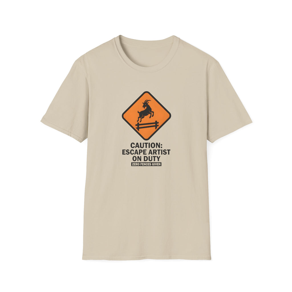 Caution Escape Artist T-Shirt