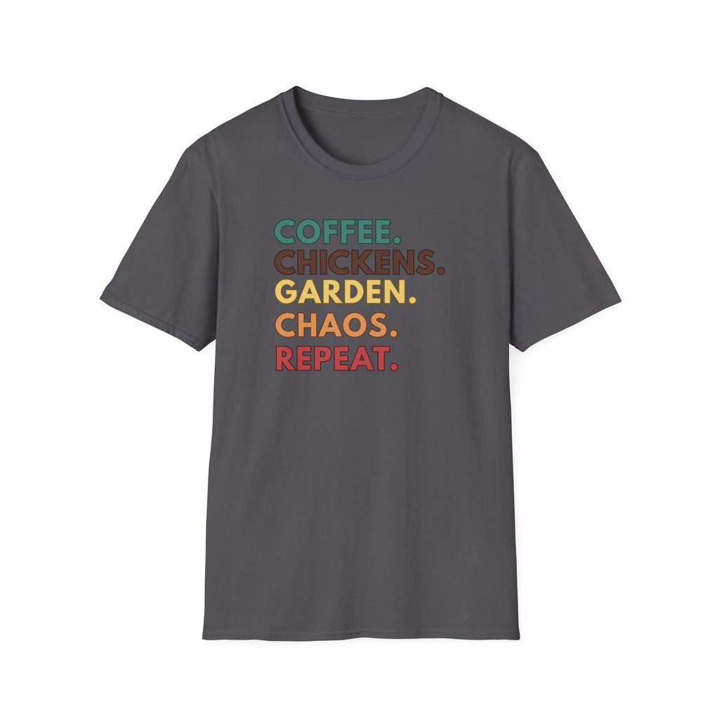 Coffee Chickens Garden T-Shirt