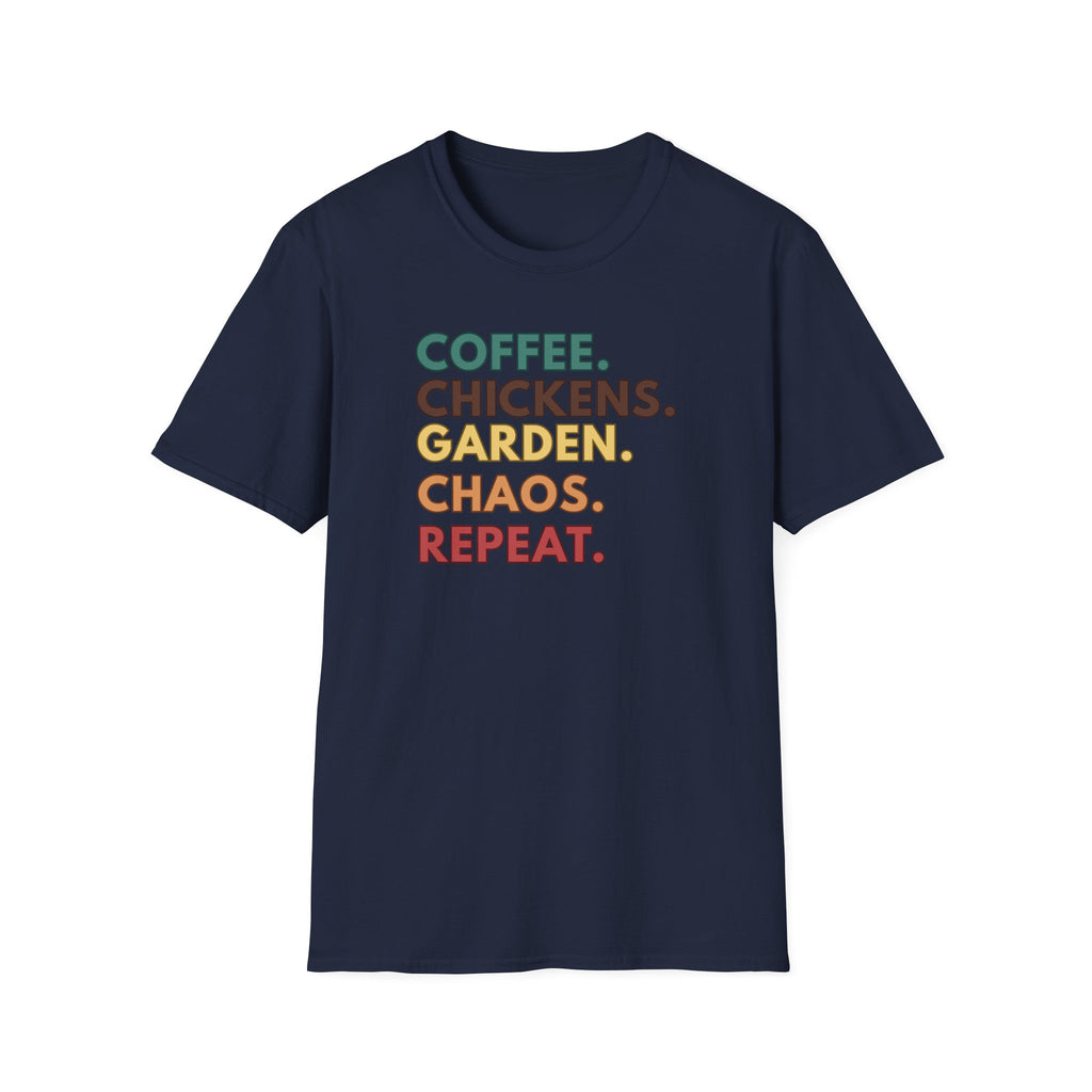 Coffee Chickens Garden T-Shirt