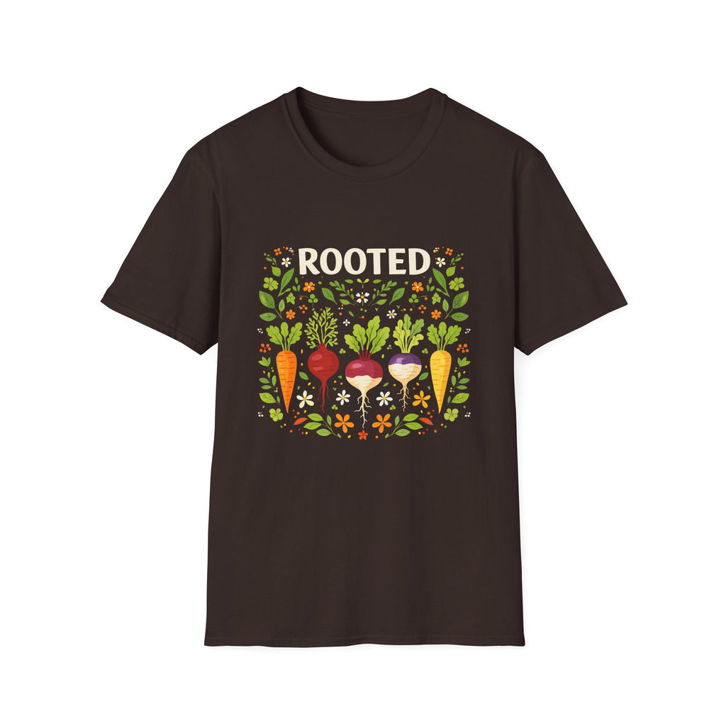 Rooted Light Text T-Shirt