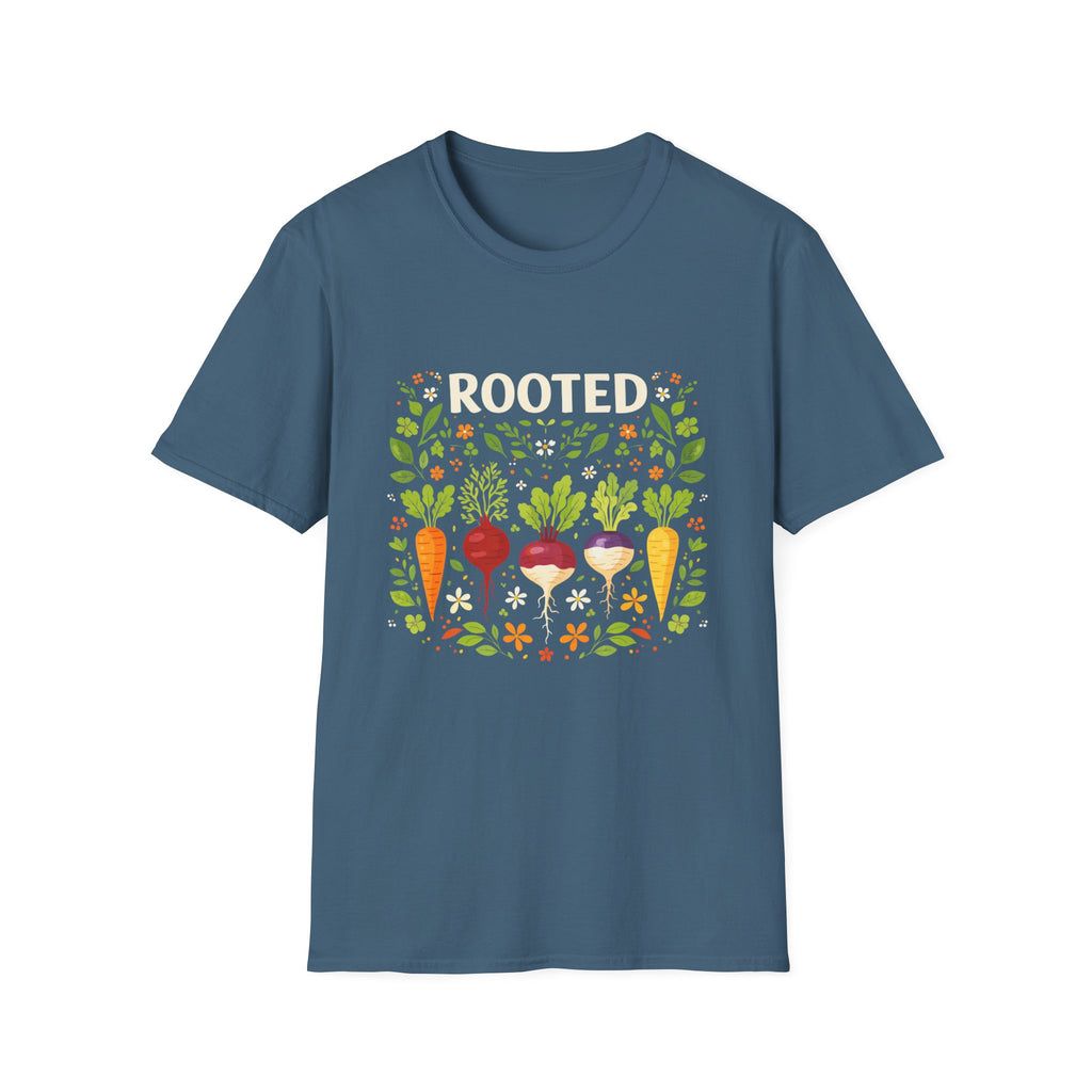 Rooted Light Text T-Shirt