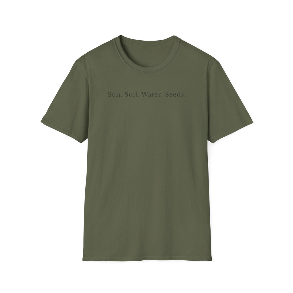 Sun Soil Water Seeds T-Shirt