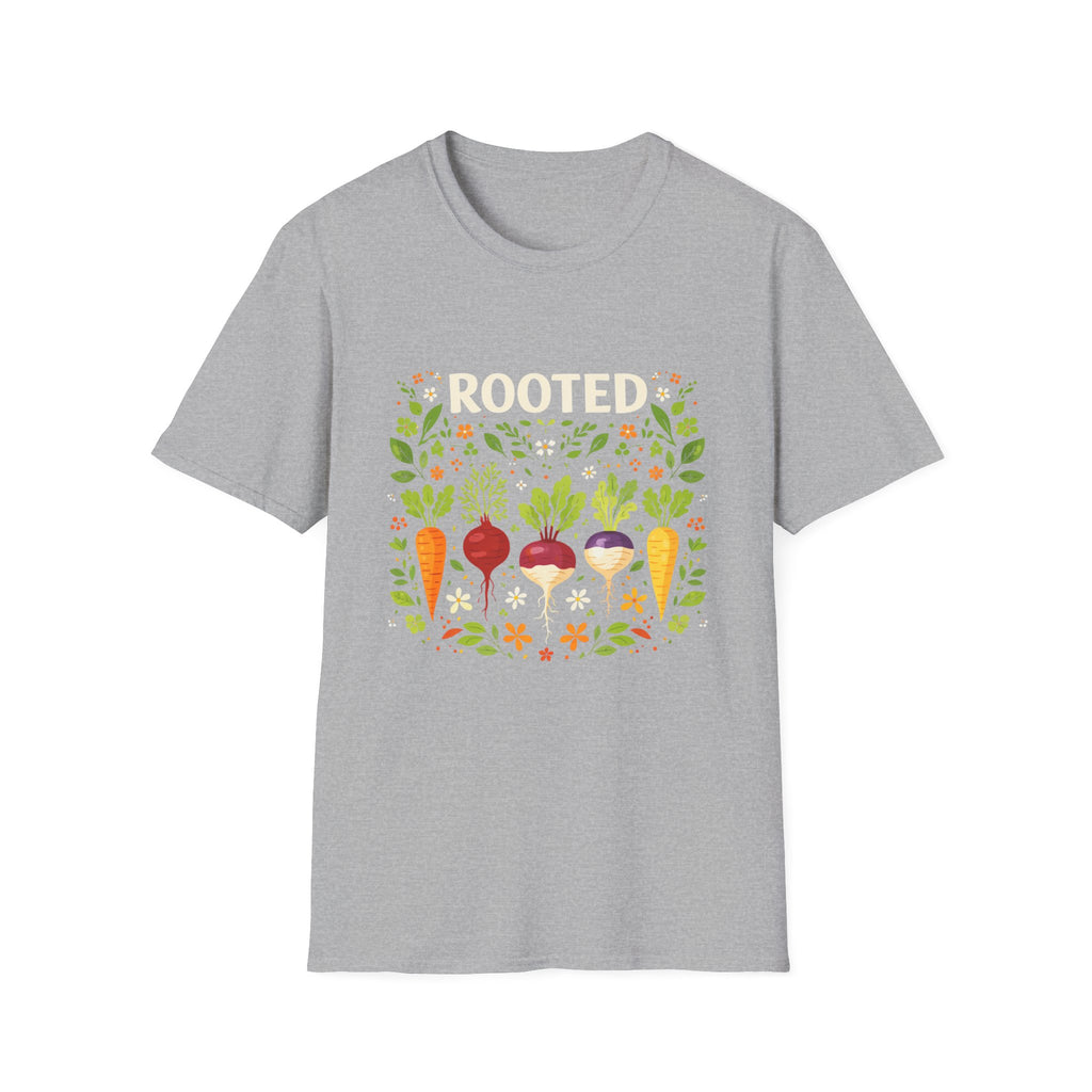 Rooted Light Text T-Shirt