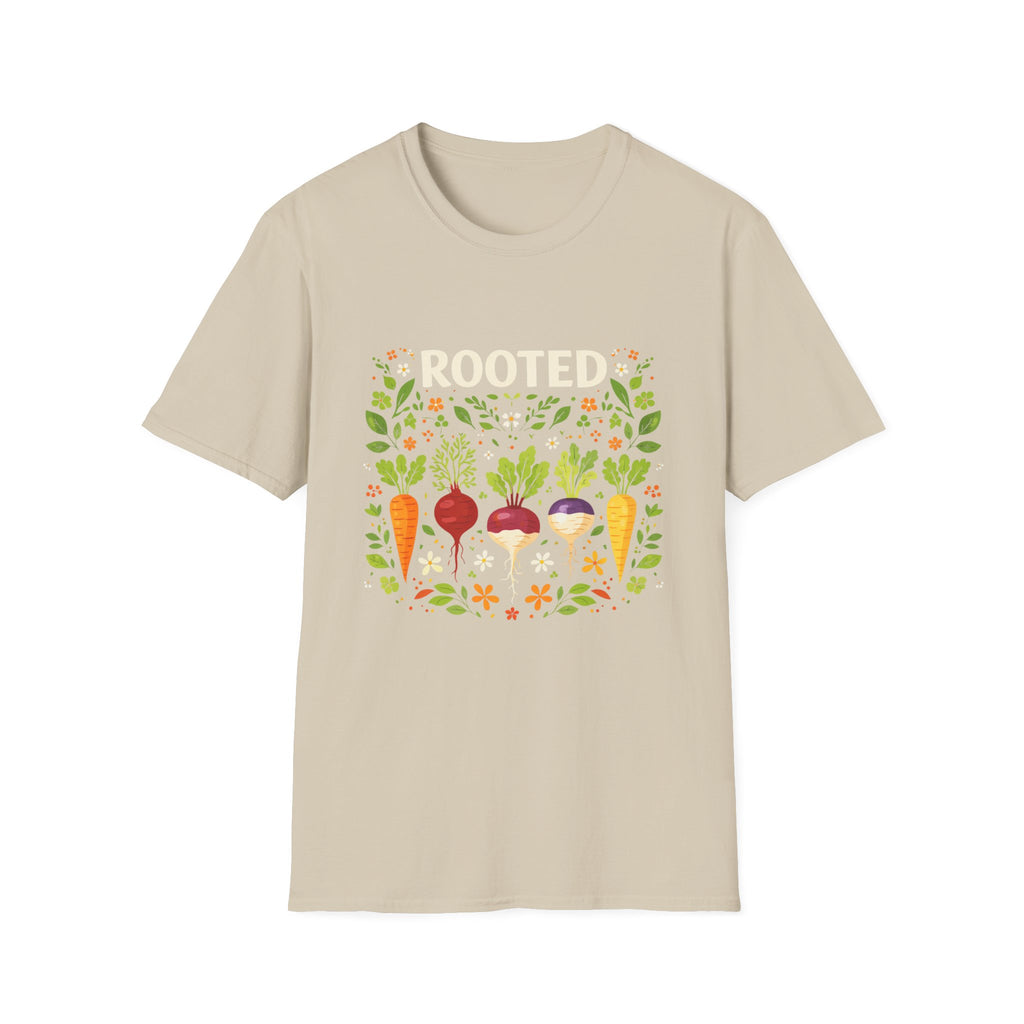 Rooted Light Text T-Shirt