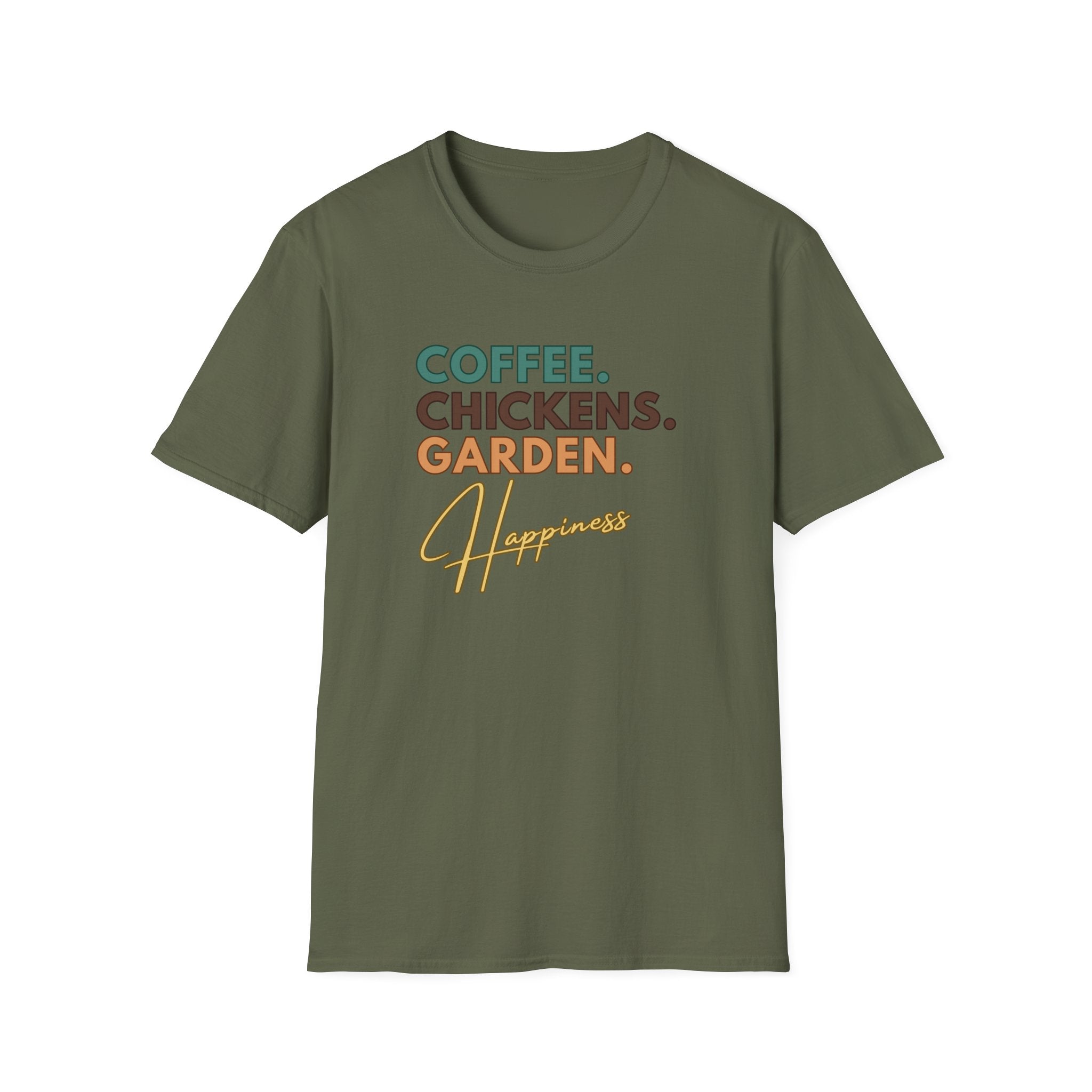 Coffee Chickens Happiness T-Shirt