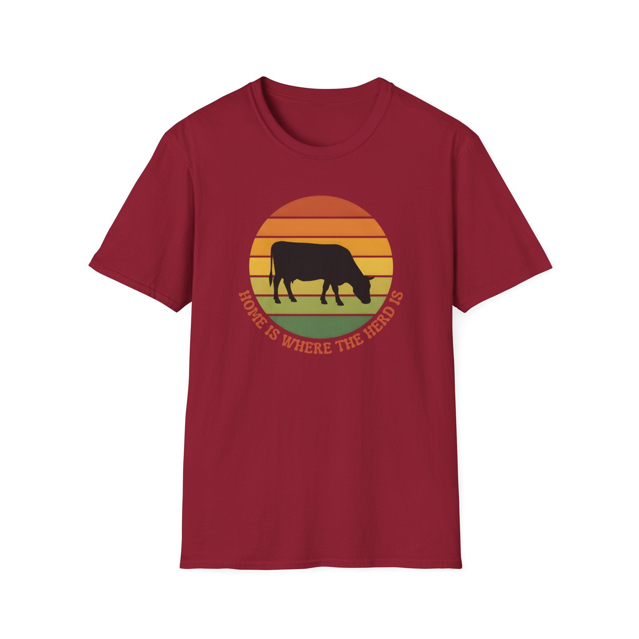 Home is Where the Herd is Retro T-Shirt