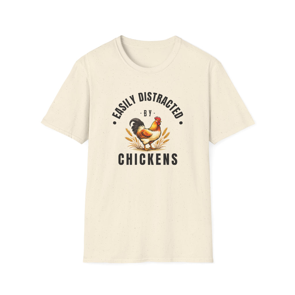 Easily Distracted by Chickens T-Shirt