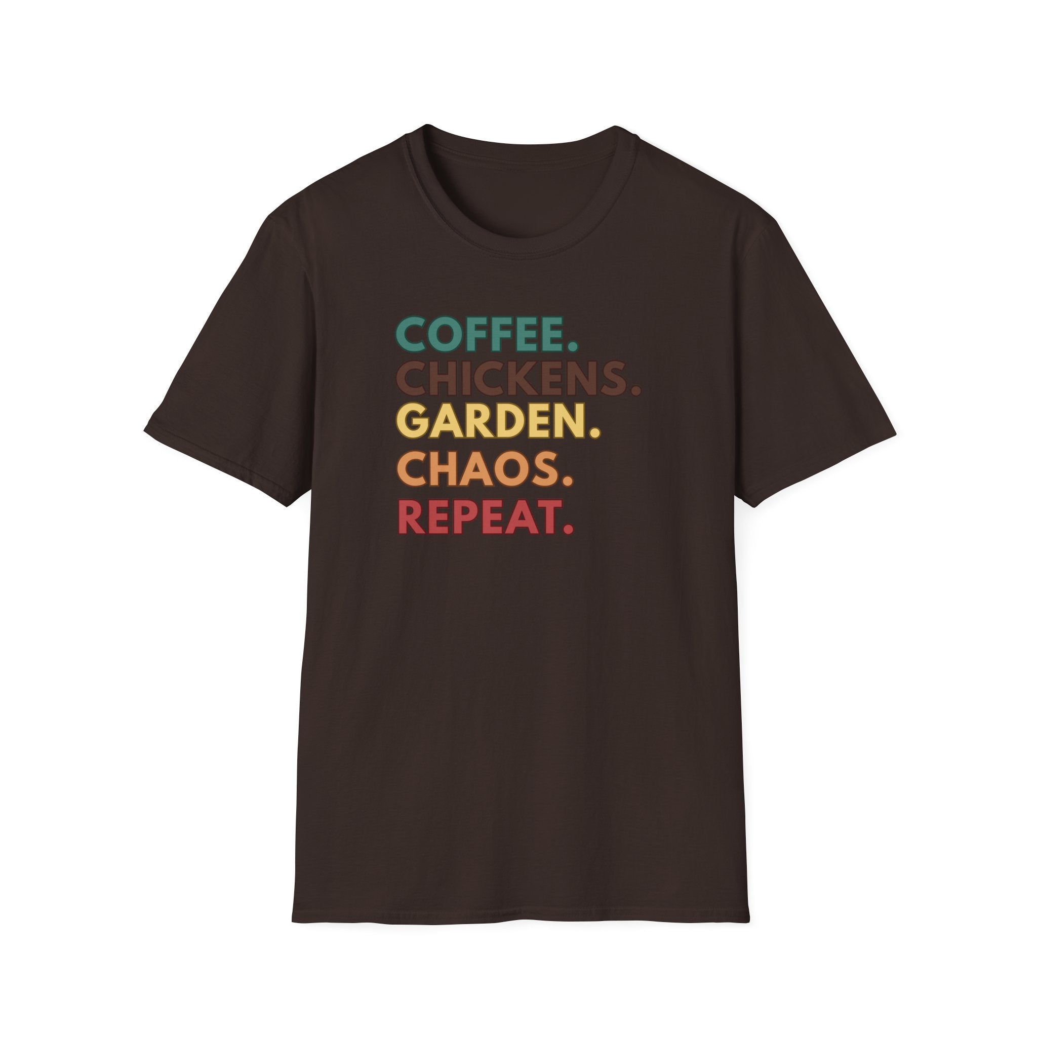 Coffee Chickens Garden T-Shirt