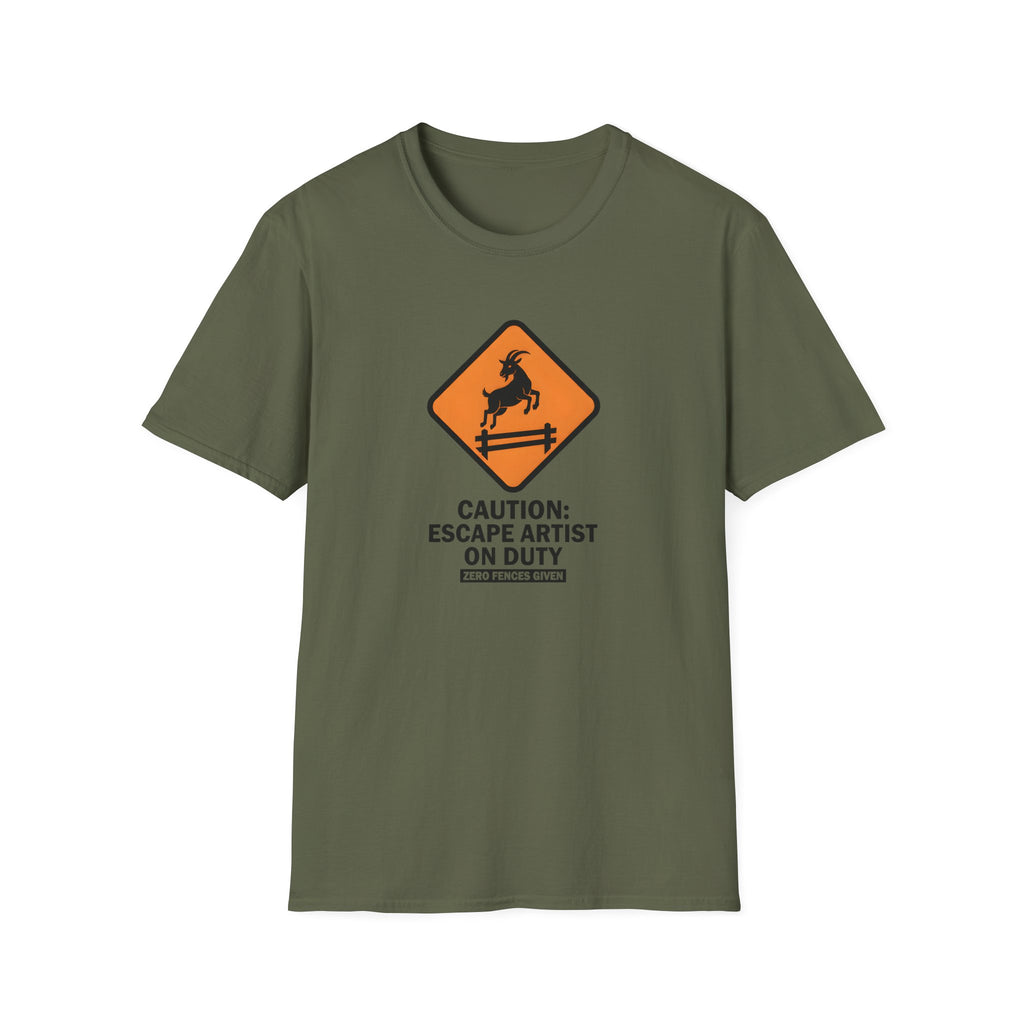 Caution Escape Artist T-Shirt
