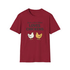 Girl who Loves Chickens T-Shirt