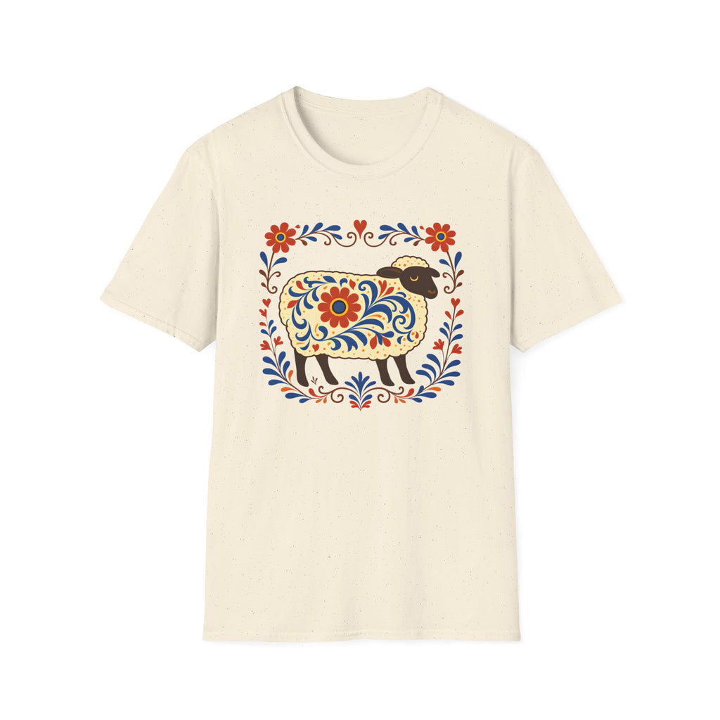 Folk Art Sheep T-Shirt
