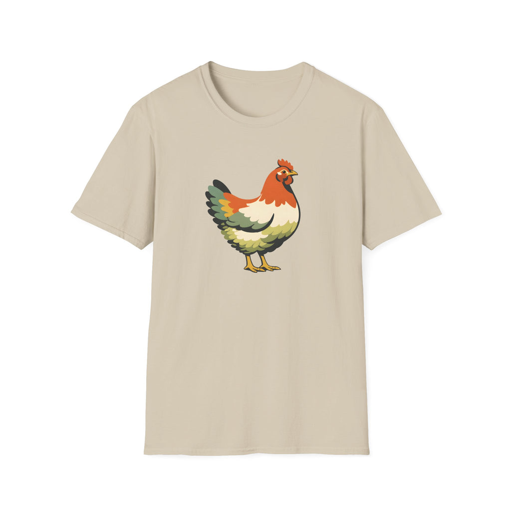Modern Folk Chicken T-Shirt