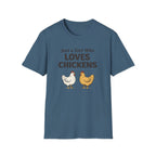 Girl who Loves Chickens T-Shirt