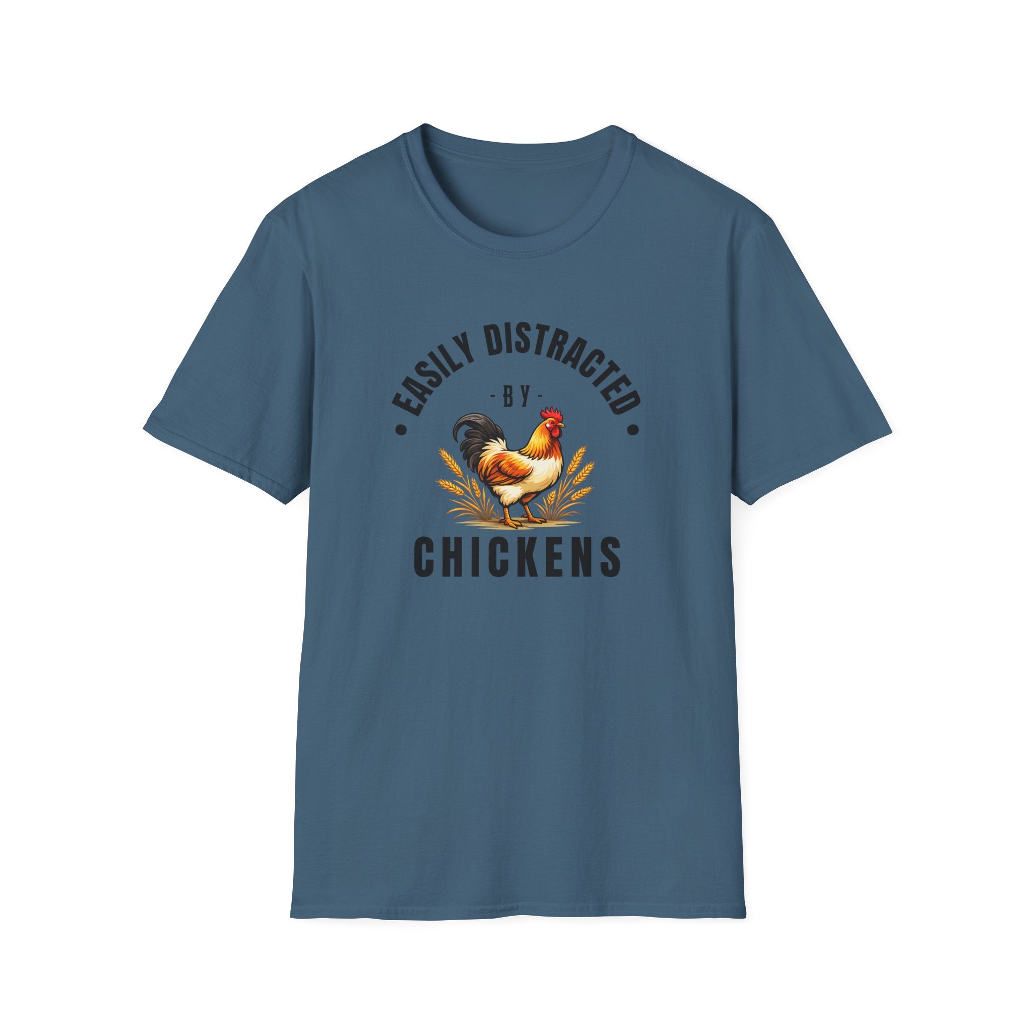 Easily Distracted by Chickens T-Shirt