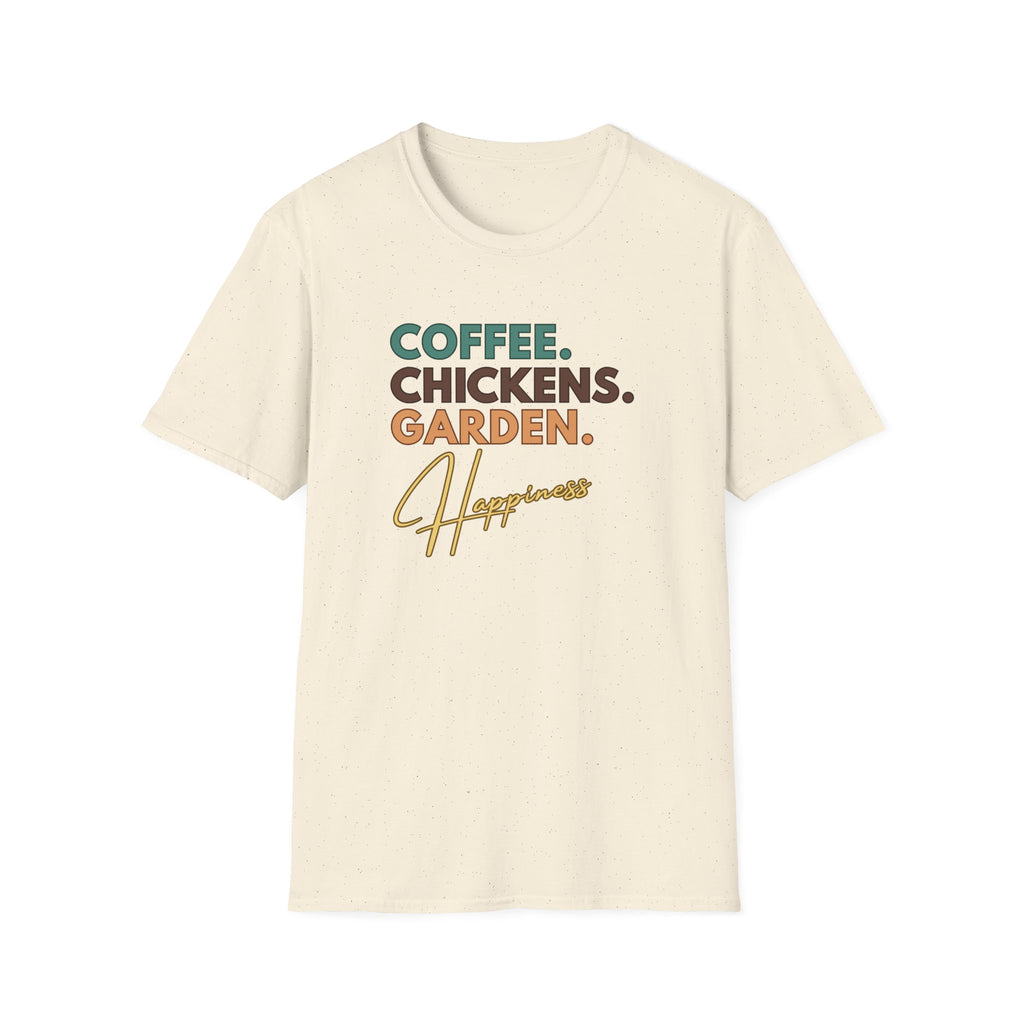 Coffee Chickens Happiness T-Shirt