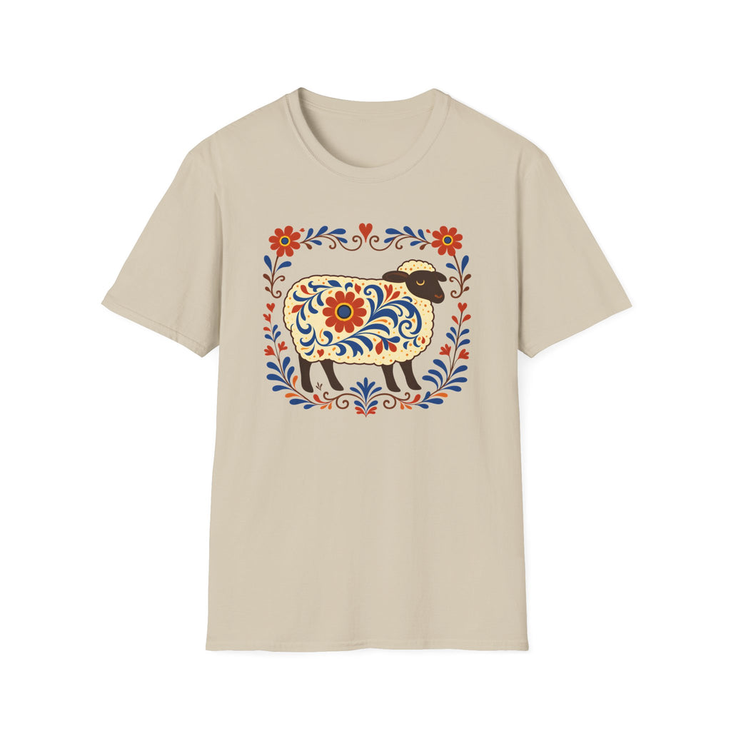 Folk Art Sheep T-Shirt