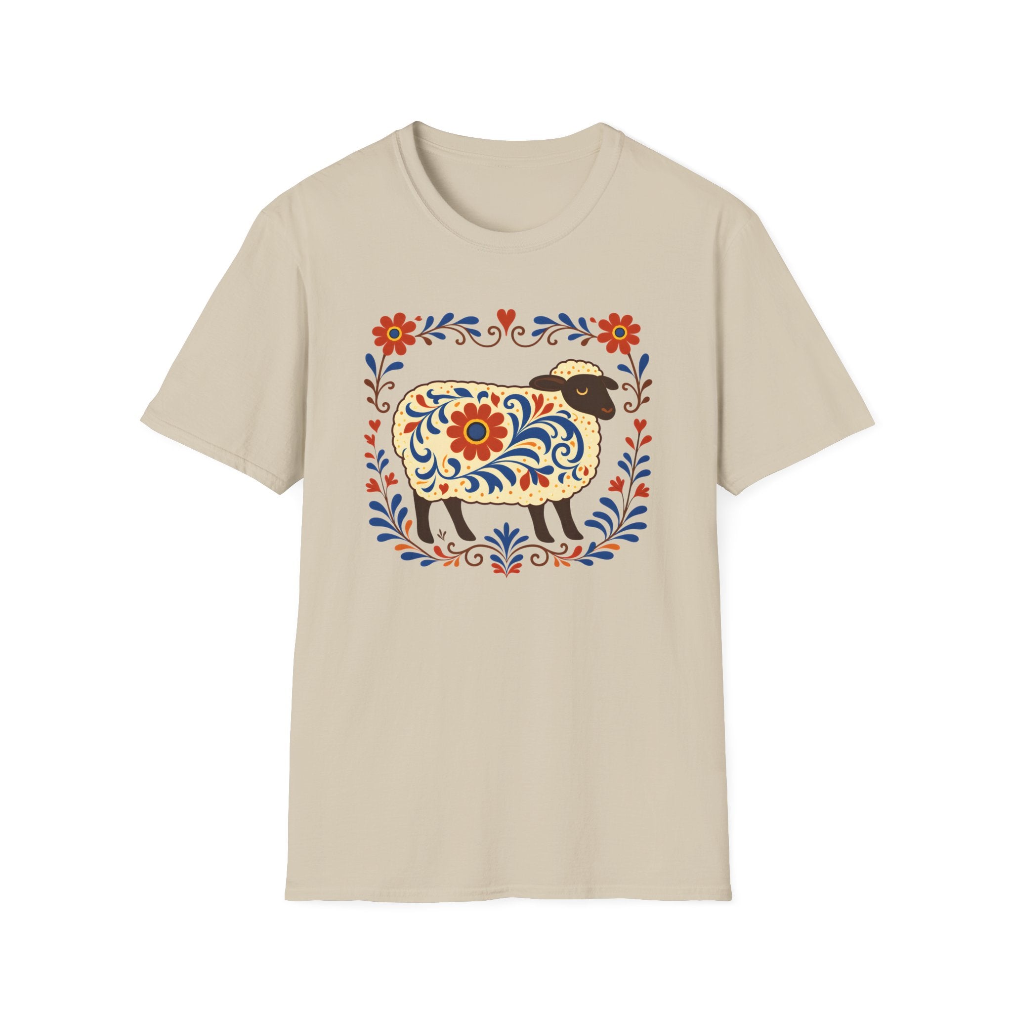 Folk Art Sheep T-Shirt