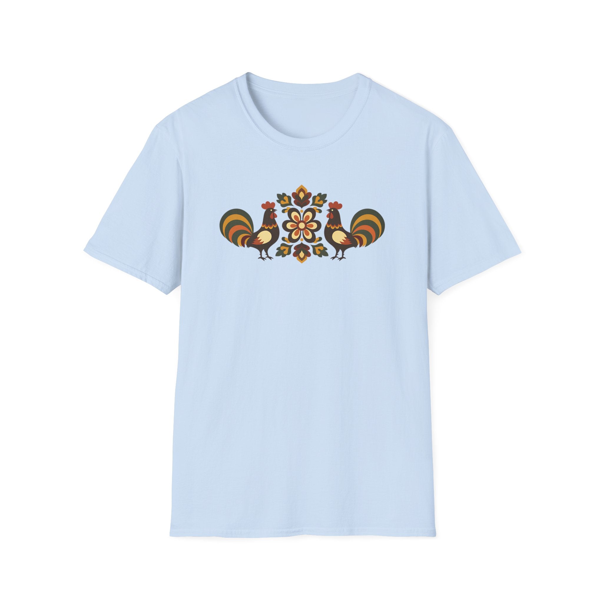 Folk Art Chickens T-Shirt
