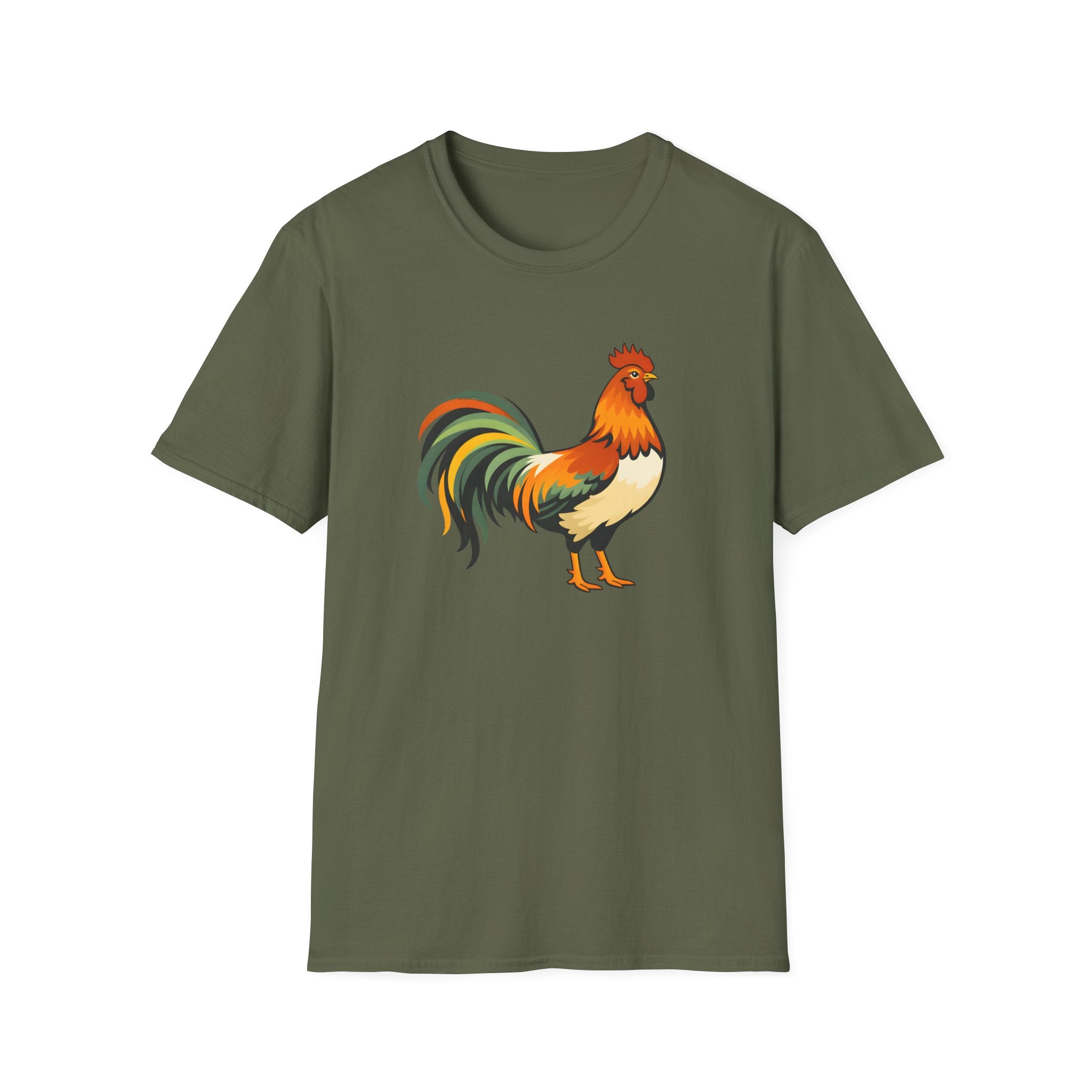 Modern Folk Rooster T-Shirt