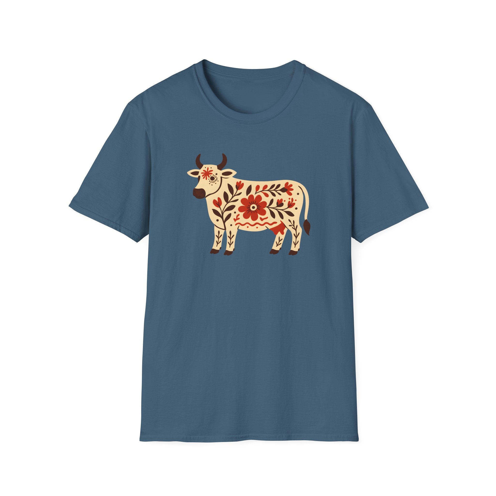 Folk Art Cow T-Shirt