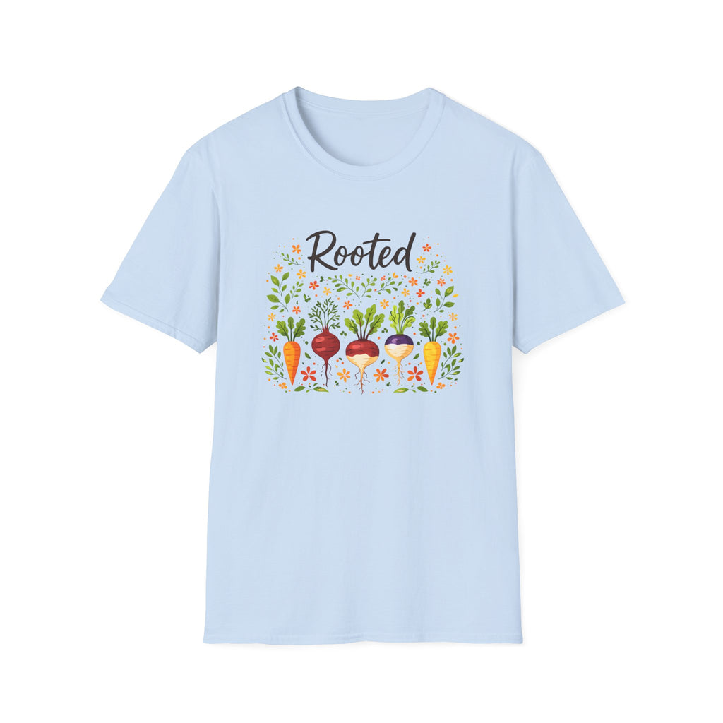 Rooted Dark Text T-Shirt