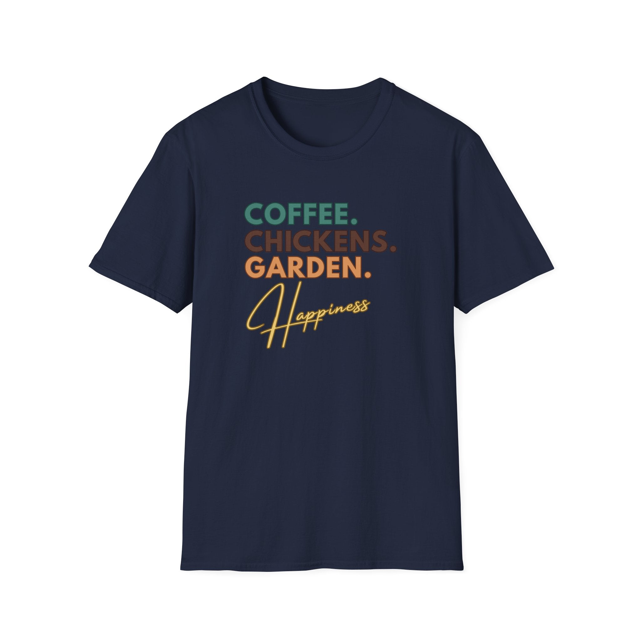 Coffee Chickens Happiness T-Shirt