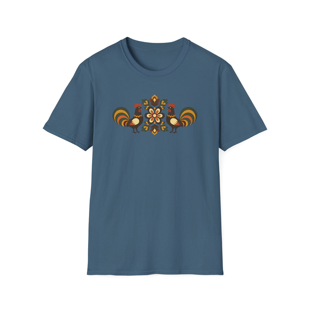 Folk Art Chickens T-Shirt