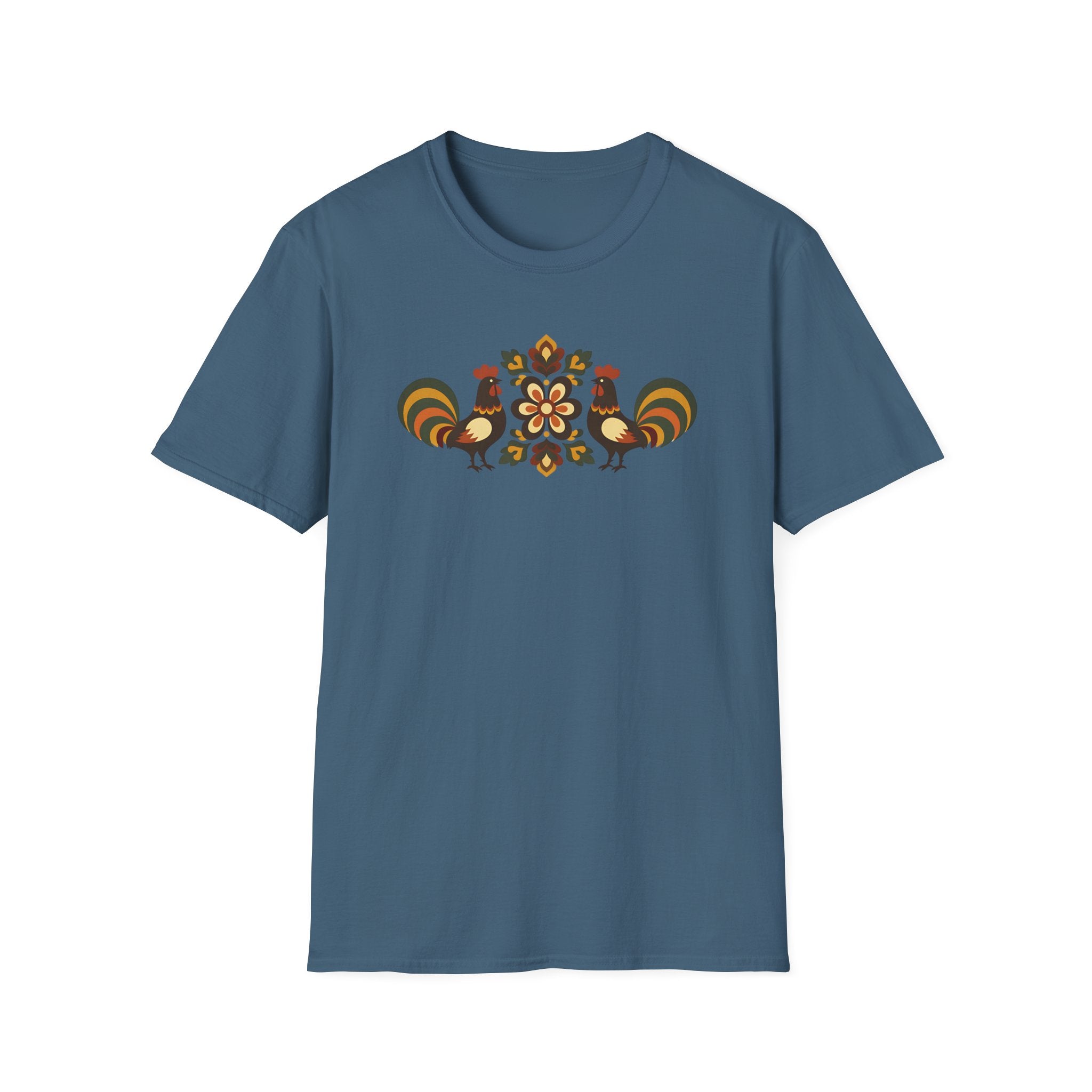 Folk Art Chickens T-Shirt
