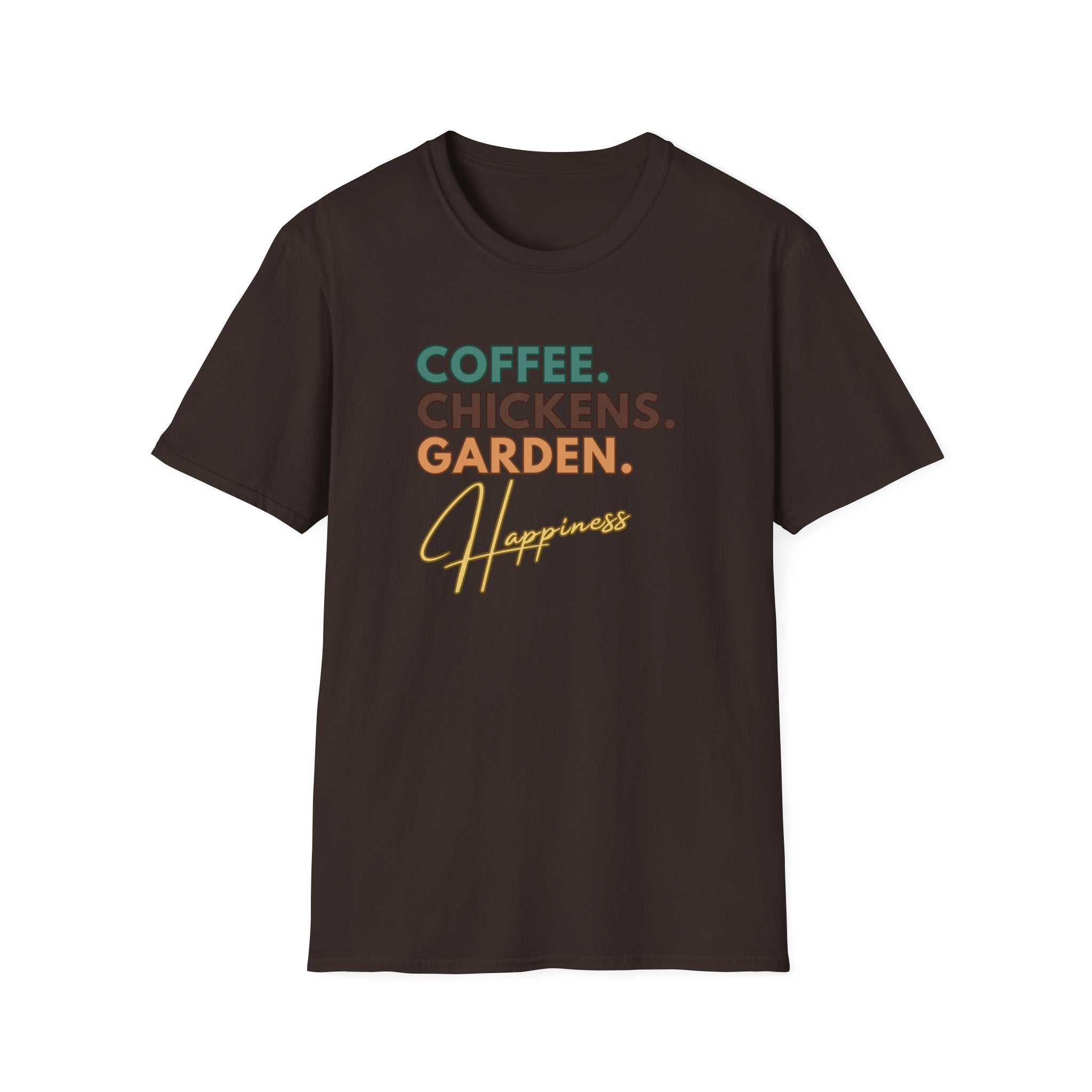 Coffee Chickens Happiness T-Shirt