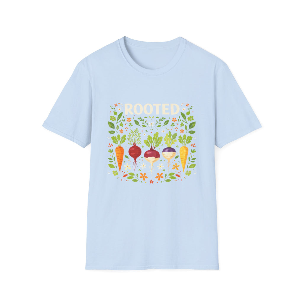 Rooted Light Text T-Shirt