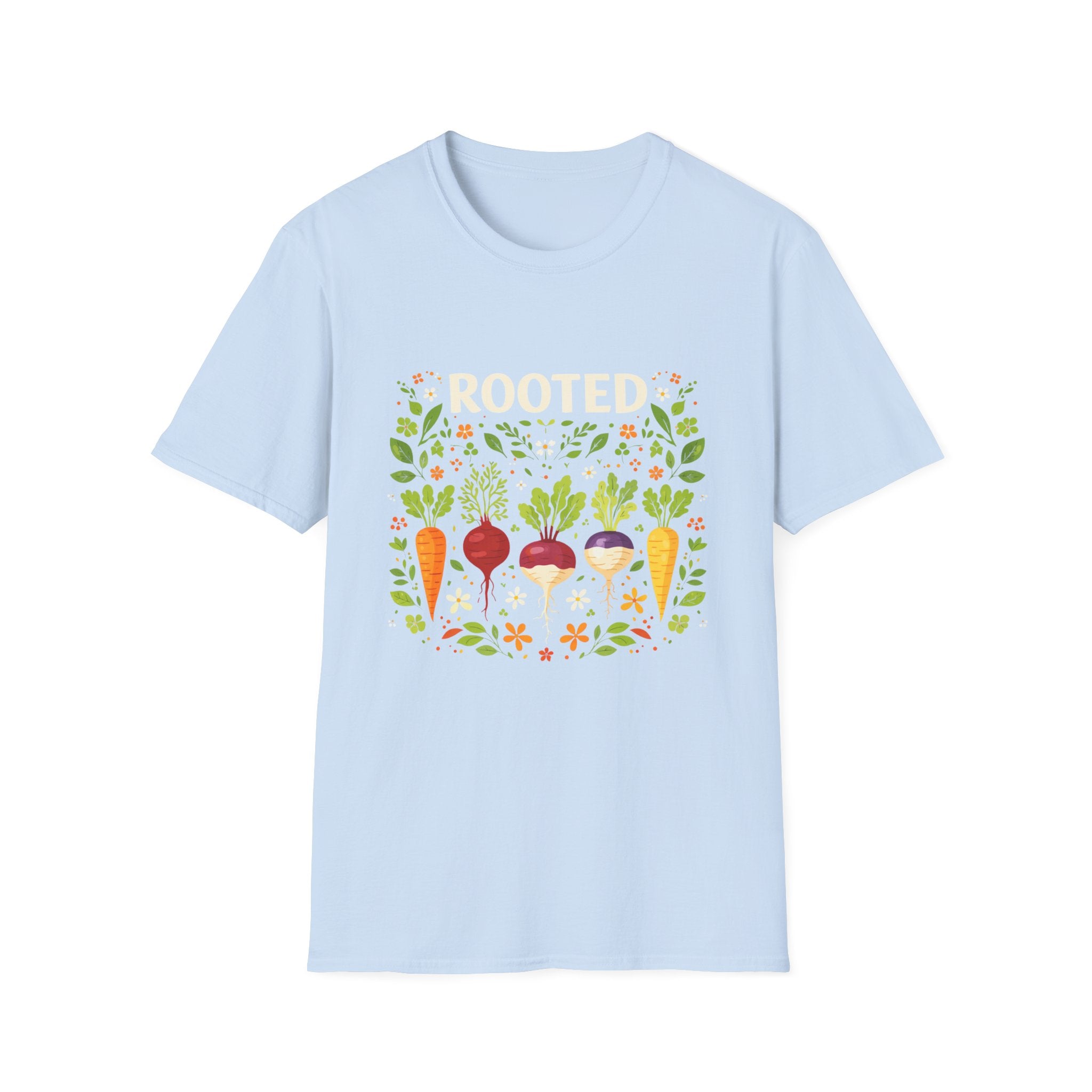 Rooted Light Text T-Shirt