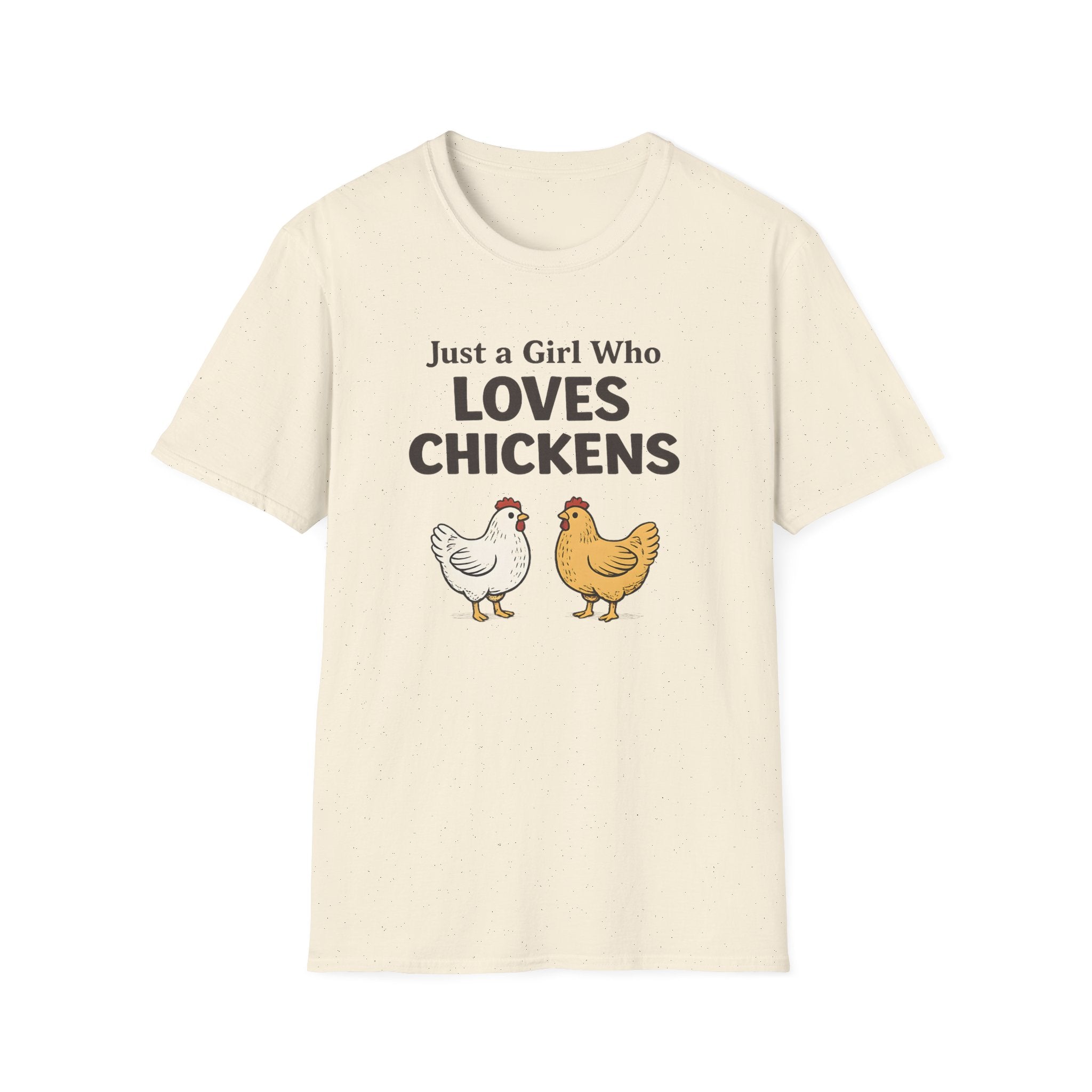 Girl who Loves Chickens T-Shirt