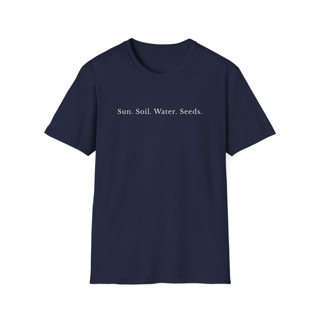 Sun Soil Water Seeds T-Shirt