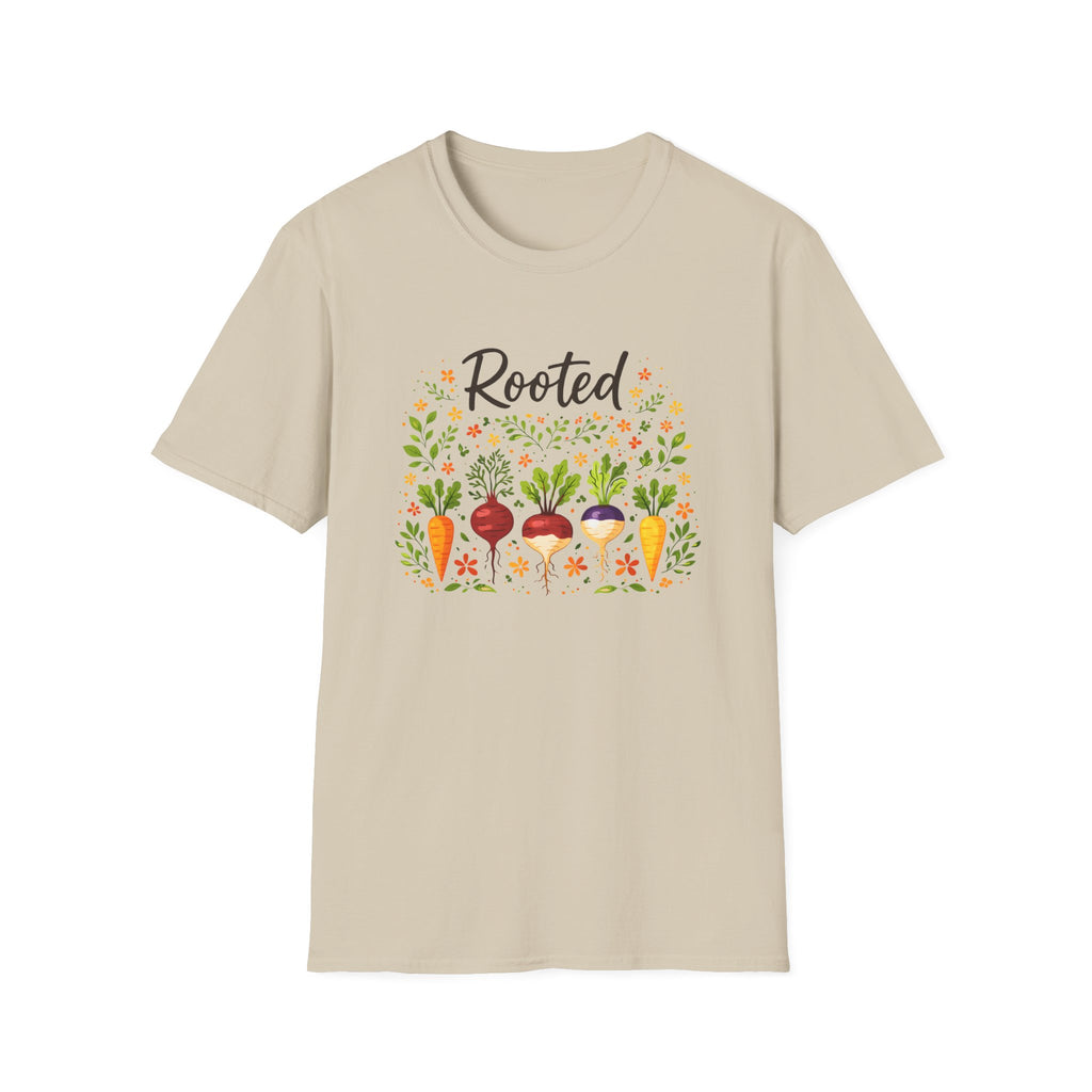 Rooted Dark Text T-Shirt