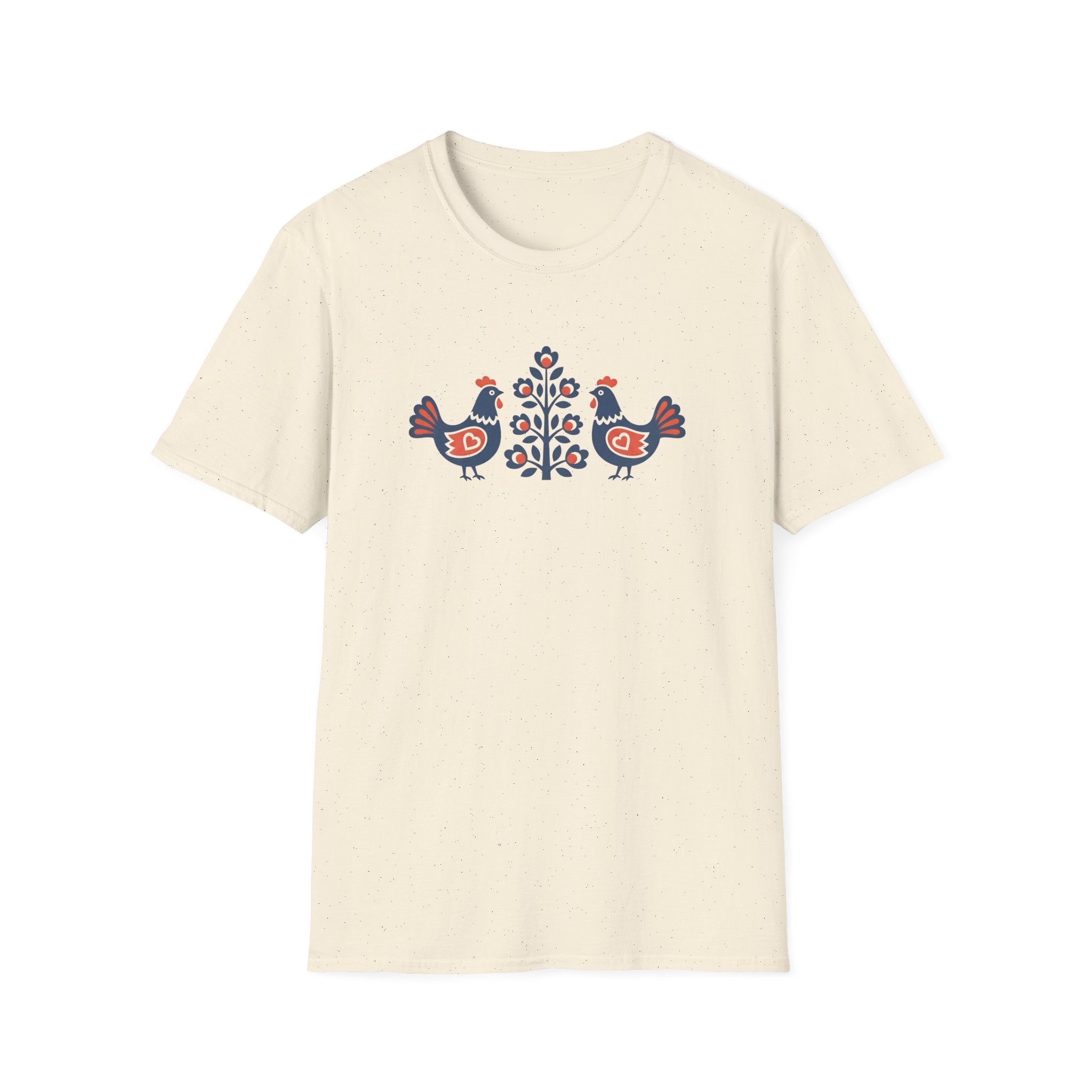 Blue & Orange Chickens T-Shirt